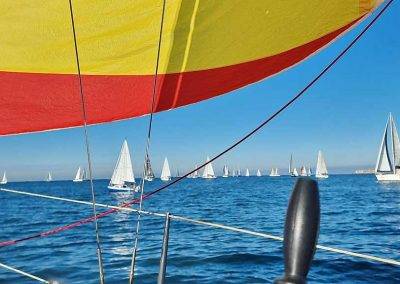 Practicas de vela con 2 millas